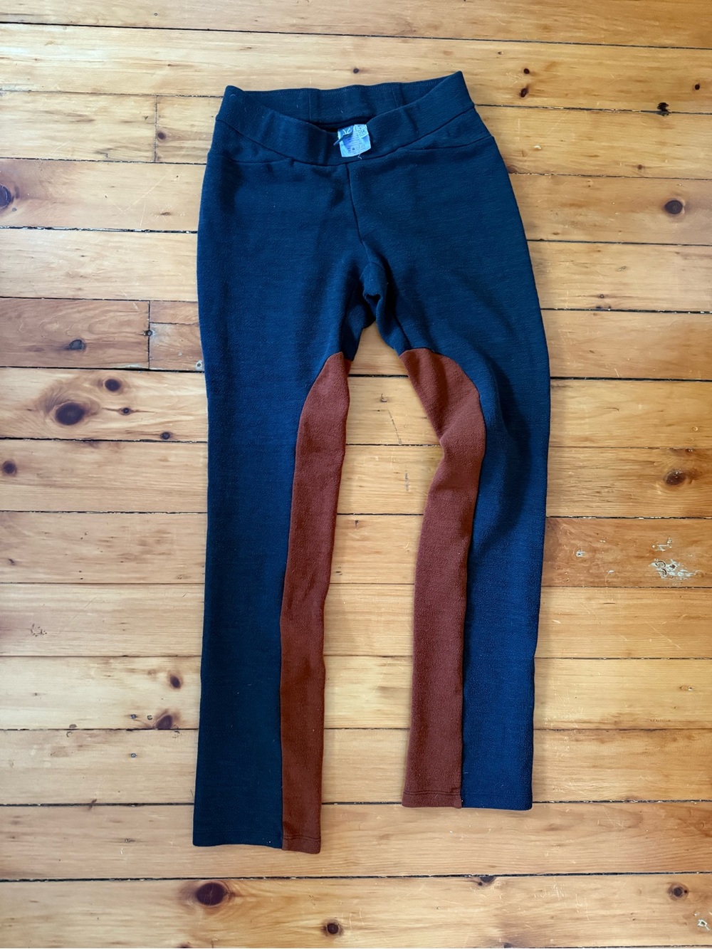 Ibex Women's Tight Leggings Merino Wool Blend, Charcoal Brown USA Made Size S